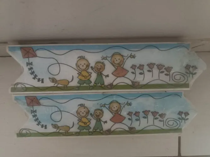 Faixas Cerâmica Infantil - Meninos e Meninas (Raridade) 22 unidades