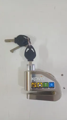 Cadeado de disco de moto antifurto com alarme kovix