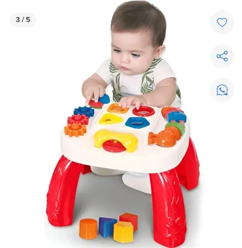 Mesa didática bebe