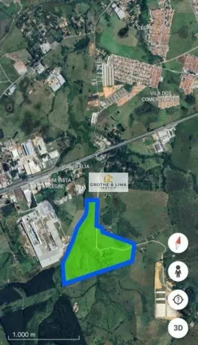 Área à venda, 500000 m² por R$ 40.000.000,00 - Loteamento Jardim Primavera - Lorena/SP