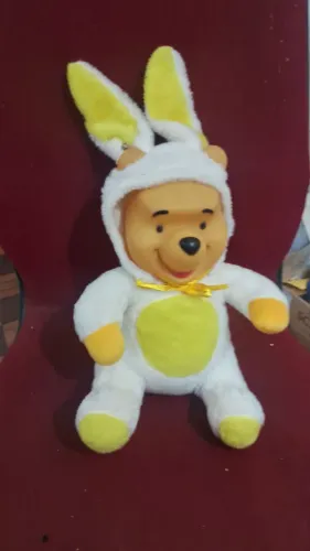 Pelúcia ursinho Pooh Coelho de Páscoa fofinho