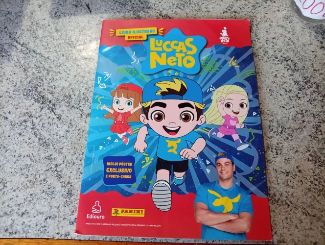 Álbum de Figurinhas Luccas Neto COMPLETO