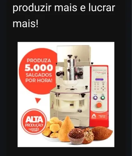 Vende-se material completo para fazer salgados