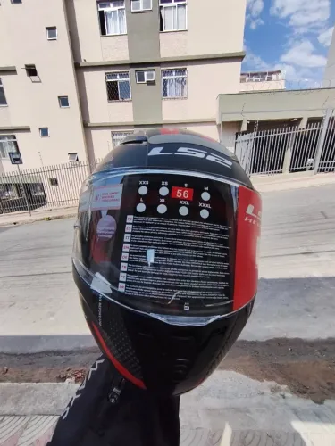 Capacete Ls2 Doom Vermelho EXTREMAMENTE BARATO!