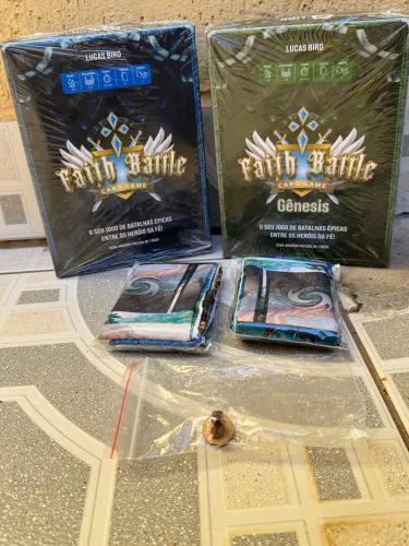 Faith Battle Card Game + Gênesis lacrados ? Jogo de cartas bíblico