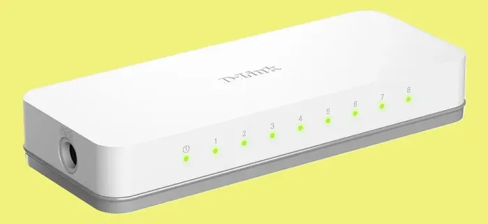 Switch de Rede TP-Link 8 Portas Ethernet TL-SF1008D Hub Internet P/ TV Box, PC, Videogame