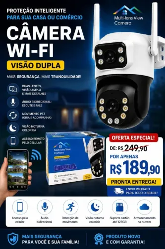CÂMERA WI-FI INTELIGENTE
