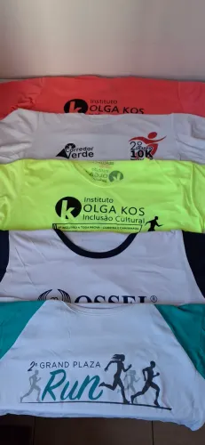 5 Camisetas Corrida - Baby look