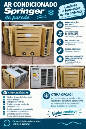 Ar condicionado de Janela.