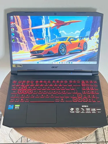 Notebook Gamer Acer nitro 5 - i7 de 11 ger. 16gb de ram, SSD de 512gb - GeForce RTX 3050