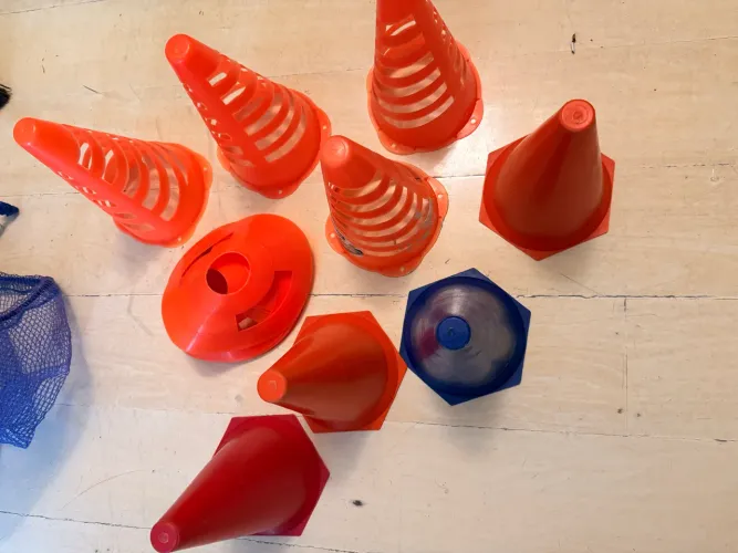 Cone para futebol e ginástica