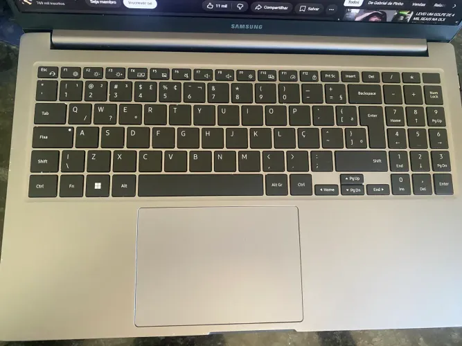 Notebook Samsung Galaxy Book4 Intel® U300 Usado