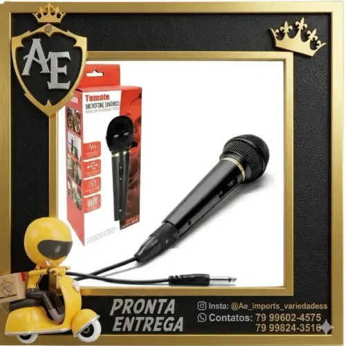 microfone com fio