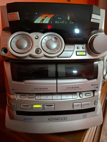 Aparelho Som Míni System Kenwood Xd-752 Raro Leia Descrição