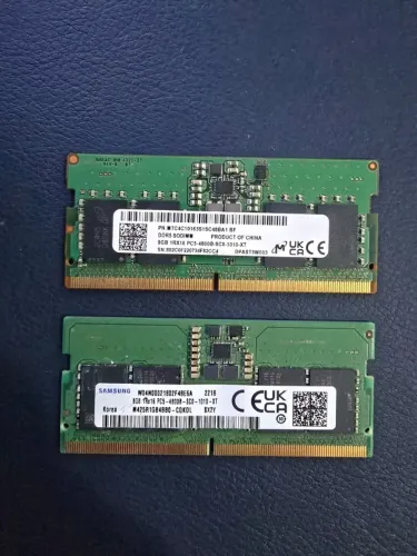 2X 8GB (16GB TOTAL) RAM DDR-5 - 4.800Mhz - PC5 4800 - NOTEBOOK