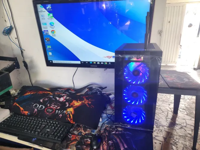 PC Gamer Ryzen 5 5600GT (4.6GHz Turbo) 16GB 3000MHz,<br>HD SSD 240GB + HD 500GB Gtx 1060 6GB