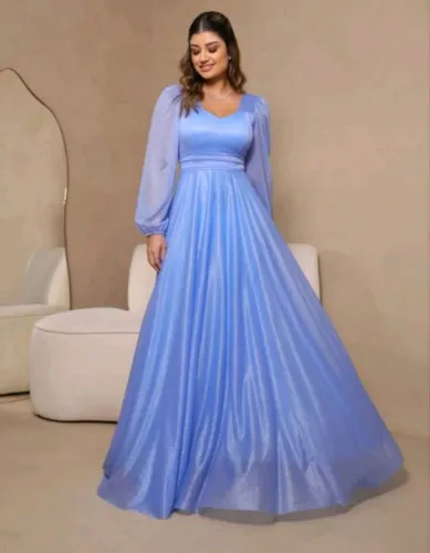 Vestido de festa Azul Serenity