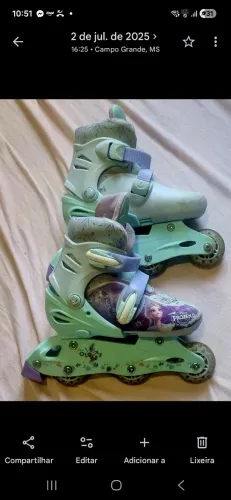 Patins da Frozen 
