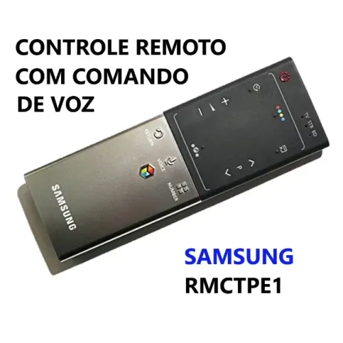 CONTROLE REMOTO TV SAMSUNG RMCTPE1 C/ COMANDO DE VOZ ORIGINAL