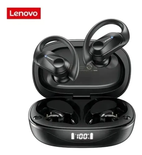 Fone Bluetooth 5.3 Lenovo Livepods Lp75 Corrida Thinkplus Cor Preto