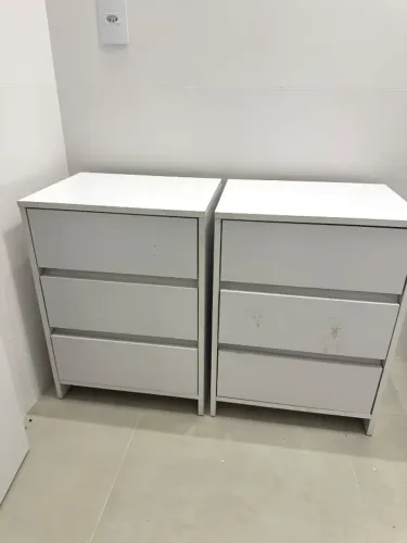 Conjunto Mesas de Cabeceira Cama Bidê