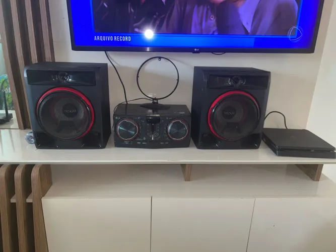 Som LG RMS 950 W Original Nunca Foi Em Assistência 10 Meses De Uso Todo Lacrado 