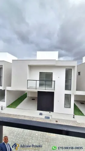 Casa 3 Suítes em Buraquinho | Condomínio Fechado com Piscina, Lauro de Freitas