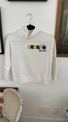 Moletom Zara com capuz tamanho 9-10