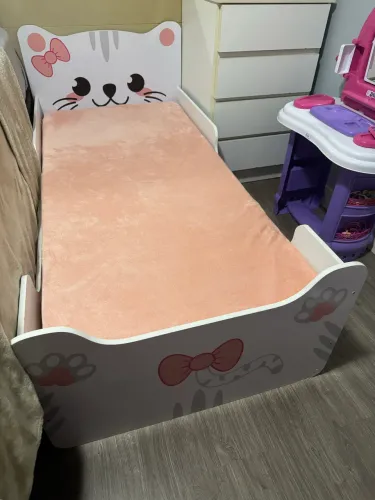 Cama de gatinho + colchão e capa impermeável para o colchão 