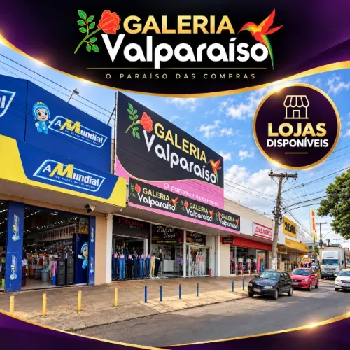 LOJAS PARA ALUGUEL - GALERIA VALPARAÍSO