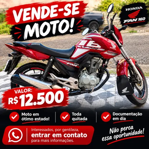 ? VENDE-SE MOTO - TODA QUITADA!