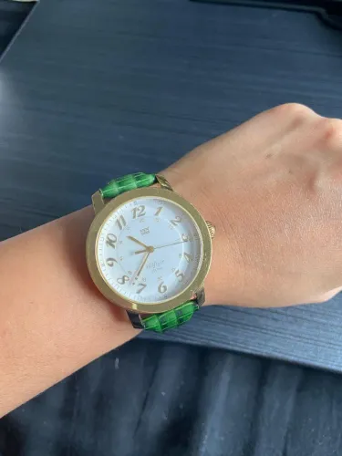 Relógio ORIGINAL Hilfiger feminino clássico com pulseira em couro legítimo