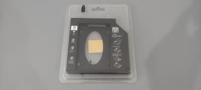 Adaptador Caddy p/ Segundo HD/SSD em Notebook - SATA