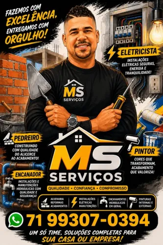 Pedreiro pintor eletricista encanador