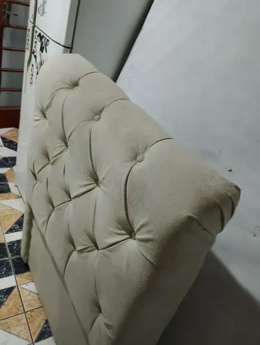 Cabíceira cama solteiro acochoada desapego