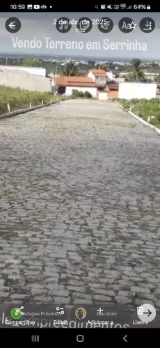 Terreno no melhor Lugar de Serrinha.