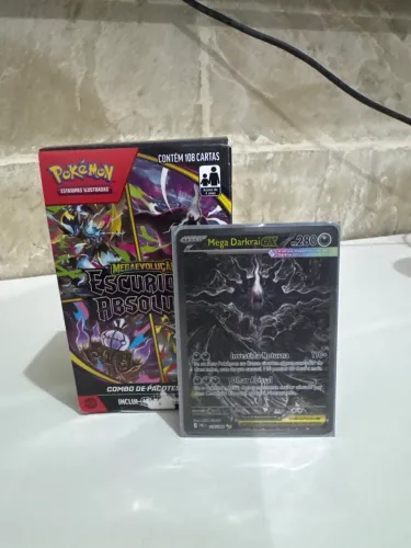 CARTA POKEMON MEGA DARKRAI EX, coleção escuridão absoluta