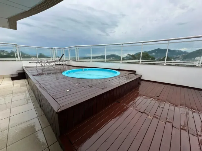 Cobertura para alugar com terraço com piscina