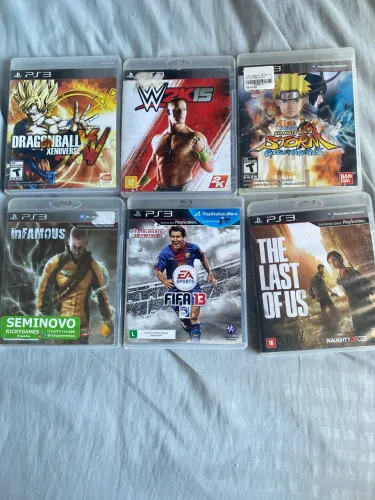 Lote com 6 Jogos Originais de PS3 - Vendo Juntos ou Separados