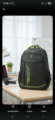 Mochilas bolsas e canecas