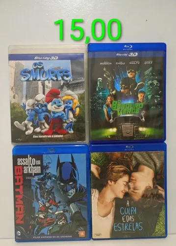Lote (coleção)de filmes em blu-ray. Envios acima de 50,00