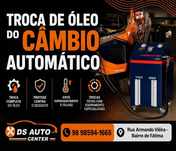 Troca de óleo câmbio automático