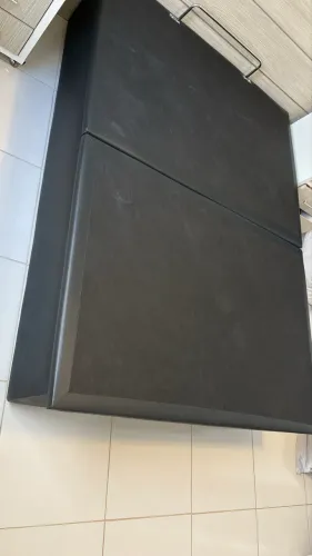 BOX BAÚ ORTOBOM CORI BLACK CASAL