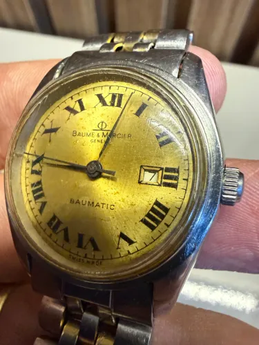 Baume & Mercier Baumatic Vintage Automático - Original - Pulseira Original 