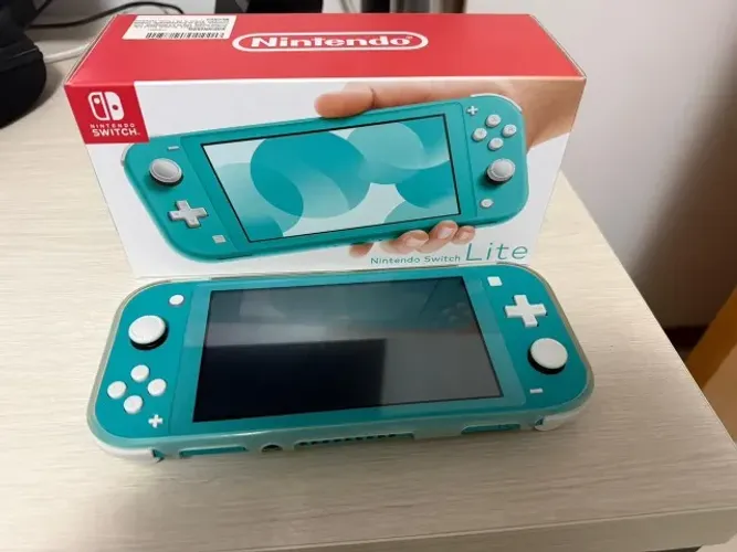 Nintendo Switch Lite Turquesa - 256GB - Original com Caixa