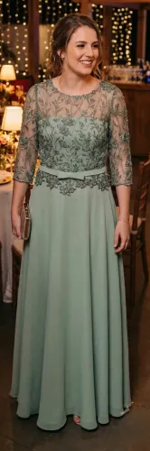 Vestido de festa / formatura / casamento / verde / Tamanho 40