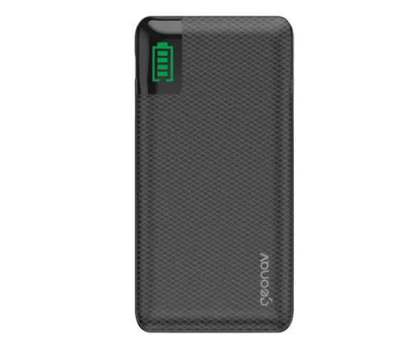 Carregador Portátil Universal Powerbank 10000mah 2 Portas USB e 1 Porta USB-C Geonav Preto
