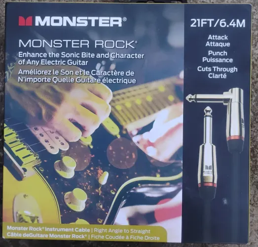 Cabo Guitarra Monster Cable Prolink Rock 6,4 Metros P10 L/ P10