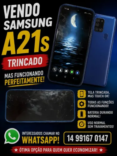 A20 trincado mas FUNCIONA PERFEITAMENTE