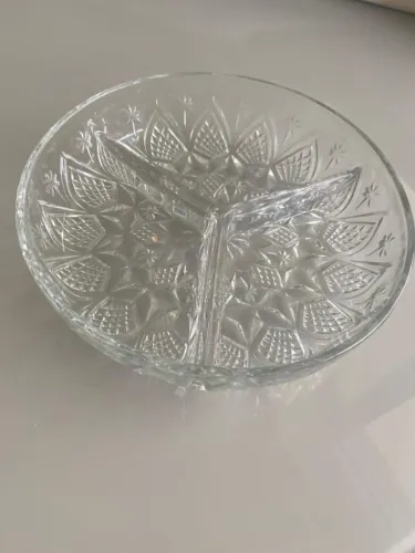 Petisqueira de cristal 